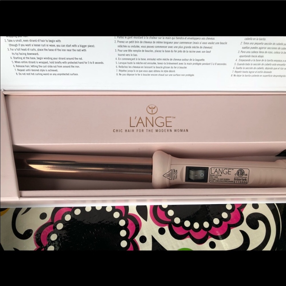Lange Ondule 32mm blush wand